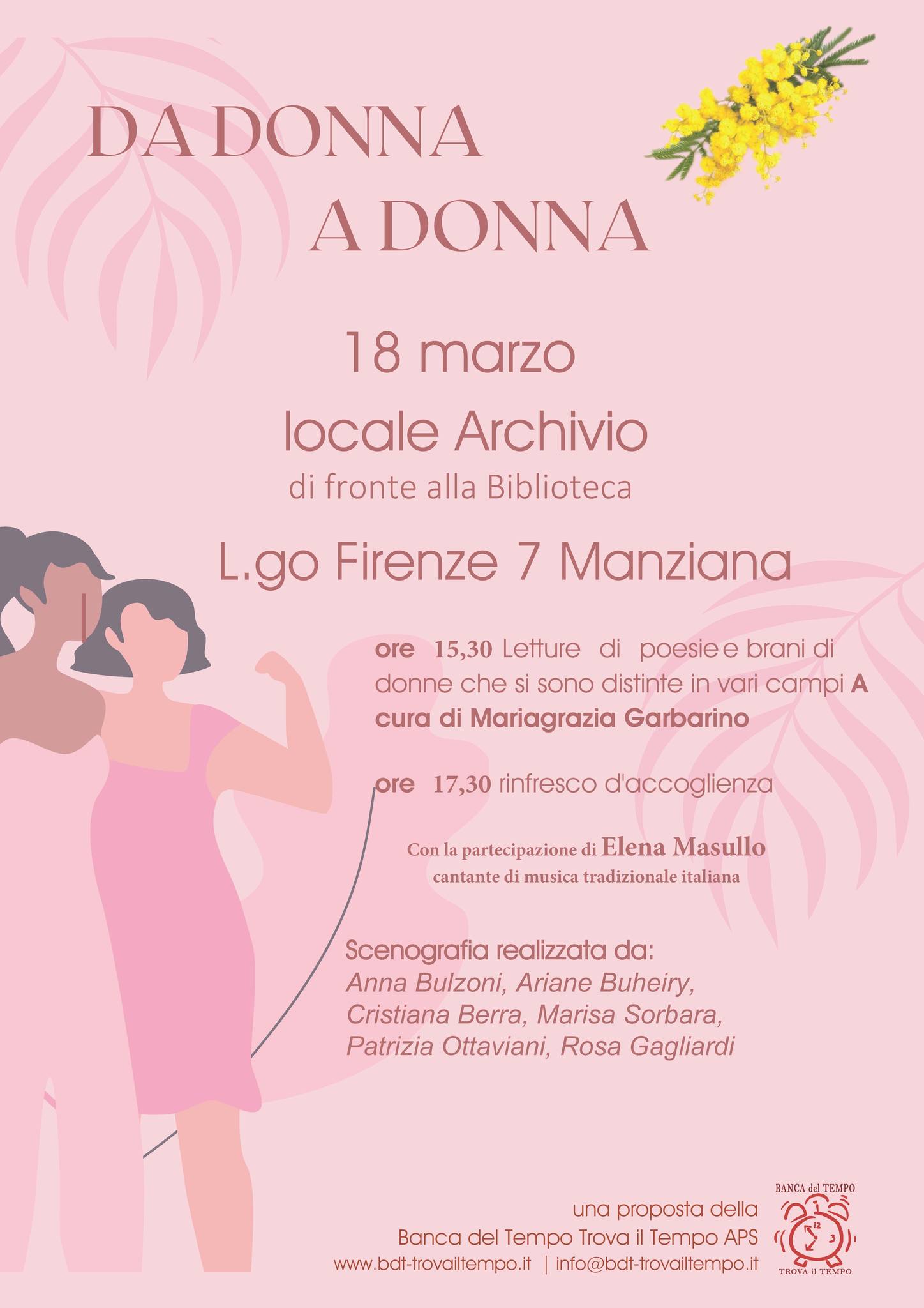 18 marzo - da donna a donna
