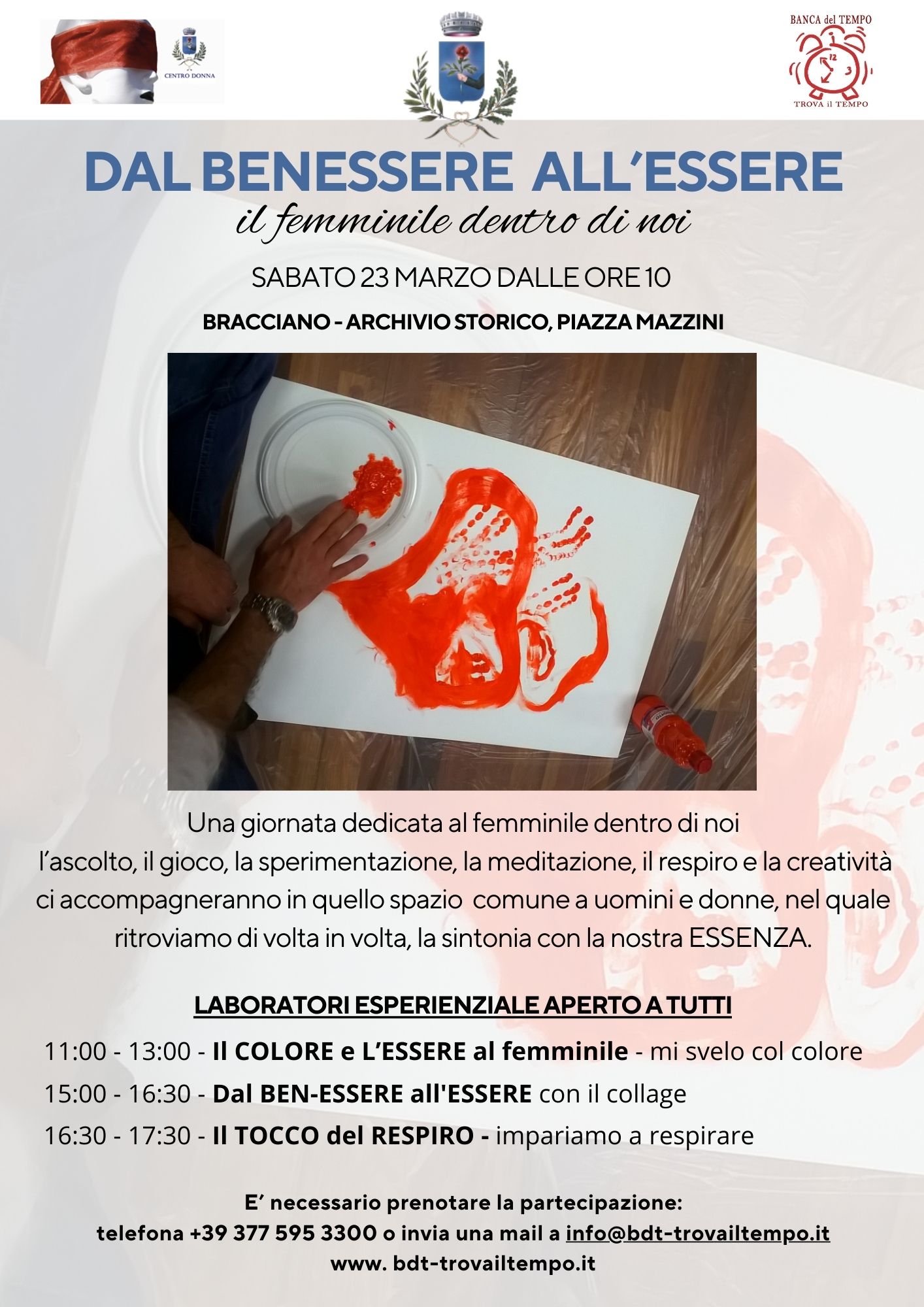 Dal Benessere all'Essere - Giornata dedicata al benessere e al contatto con noi stessi