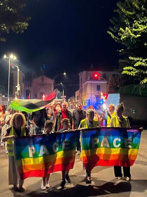 Fiaccolata per la pace a Gaza e nel mondo da Quadroni a Manziana