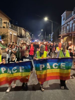 Fiaccolata per la pace a Gaza e nel mondo da Quadroni a Manziana