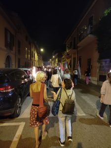 Fiaccolata per la pace a Gaza e nel mondo da Quadroni a Manziana