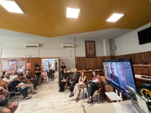Aula consiliare Comune di Manziana - discussione sulla pace