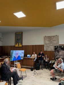 Aula consiliare Comune di Manziana - intervento Farid Adly on-line