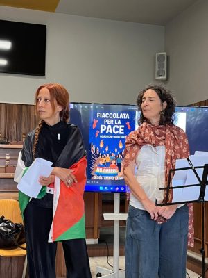 Aula consiliare Comune di Manziana - discussione sulla pace