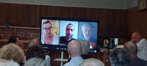 Aula consiliare Comune di Manziana - interventi on-line F. Adley, Al Halassam Salmi, R. Oriani, M. Brancoforte