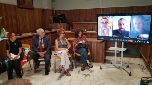 Aula consiliare Comune di Manziana - discussione sulla pace