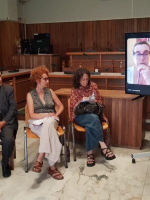 Aula consiliare Comune di Manziana - discussione sulla pace