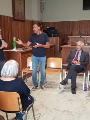 Aula consiliare Comune di Manziana - Intervento Vicesindaco R. Fiorucci