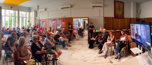 Aula consiliare Comune di Manziana - discussione sulla pace