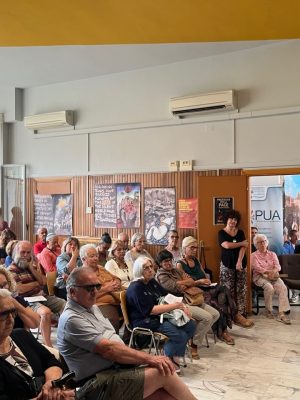 Aula consiliare Comune di Manziana - discussione sulla pace