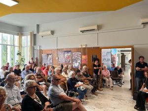 Aula consiliare Comune di Manziana - discussione sulla pace
