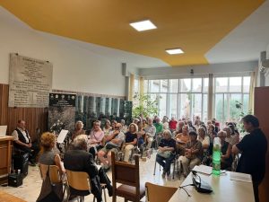 Aula consiliare Comune di Manziana - discussione sulla pace