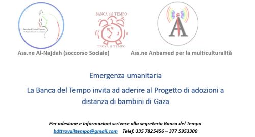 emergenza umanitaria -adozione a distanza